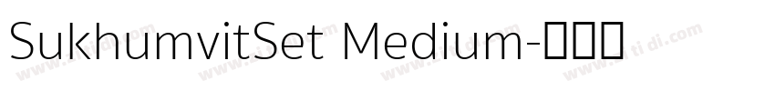 SukhumvitSet Medium字体转换